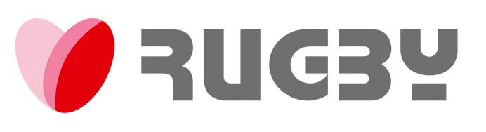 Logo for LOVE RUGBY campaign.